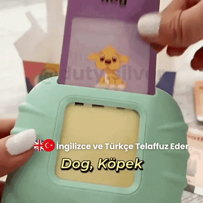 Sesli Telaffuzlu İngilizce & Türkçe Eğitici Oyuncak